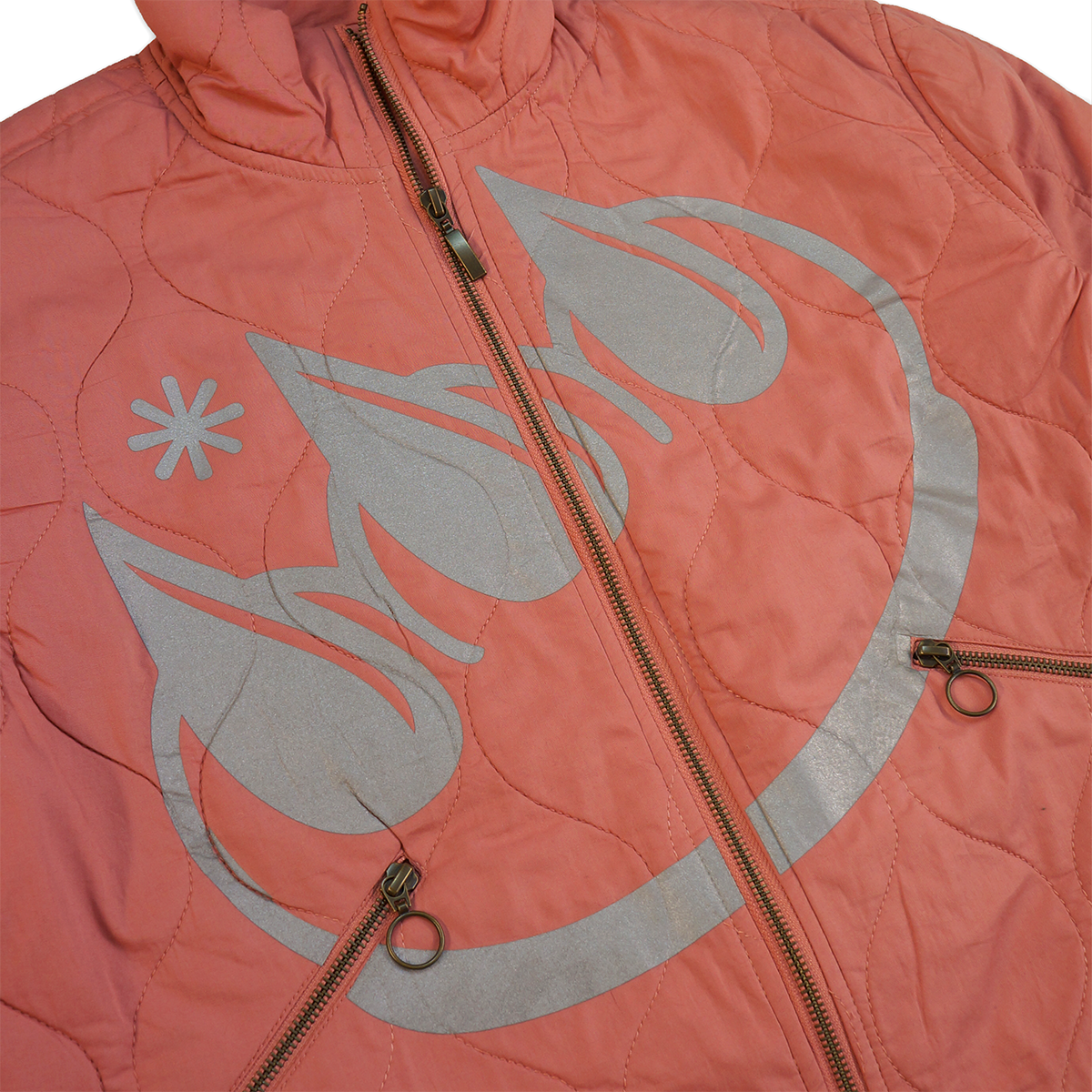 QUILTED 3M CLAW JACKET (3M ON PINK)