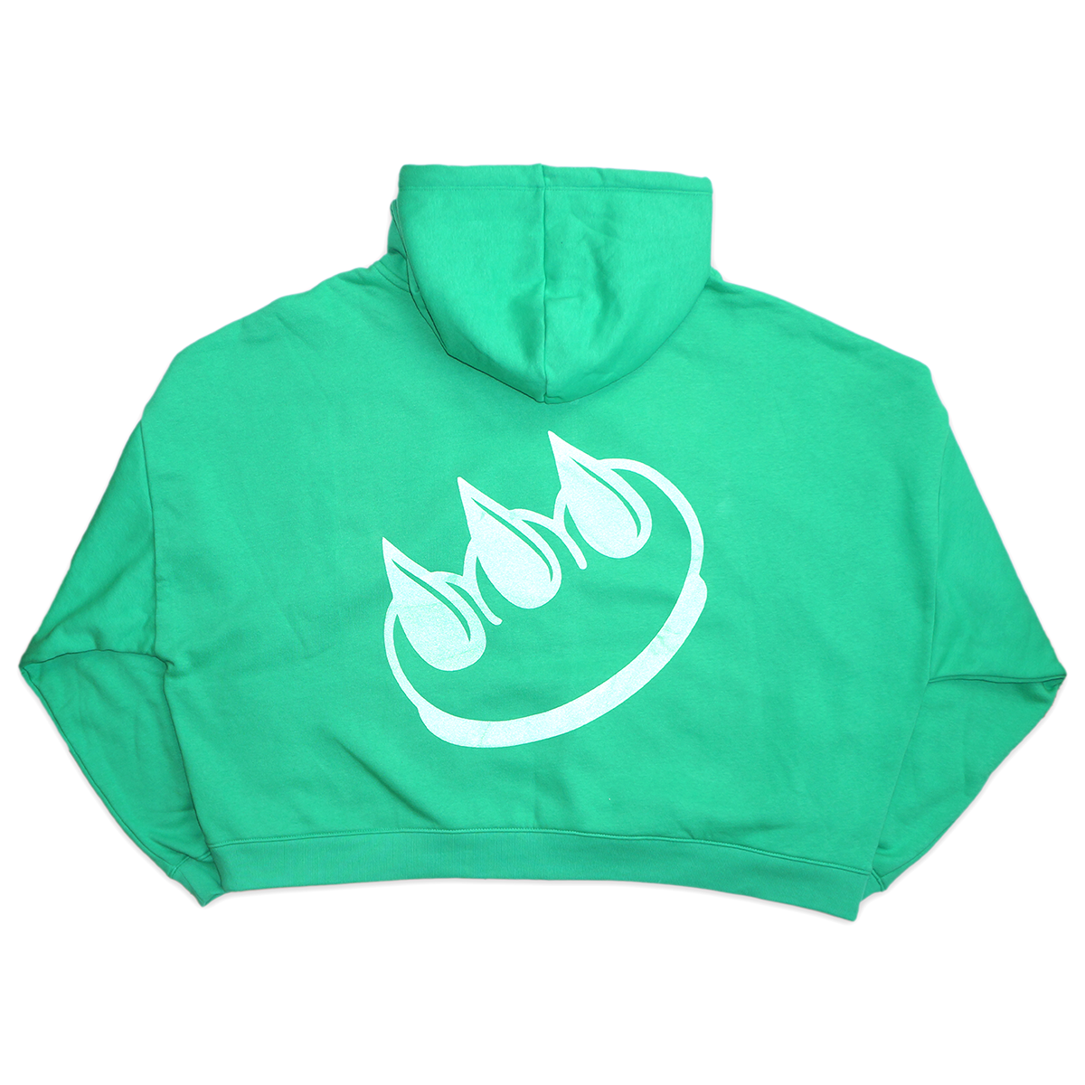 REFLECTIVE CLAW GAP ZIP HOODIE (GREEN 3M ON GREEN)