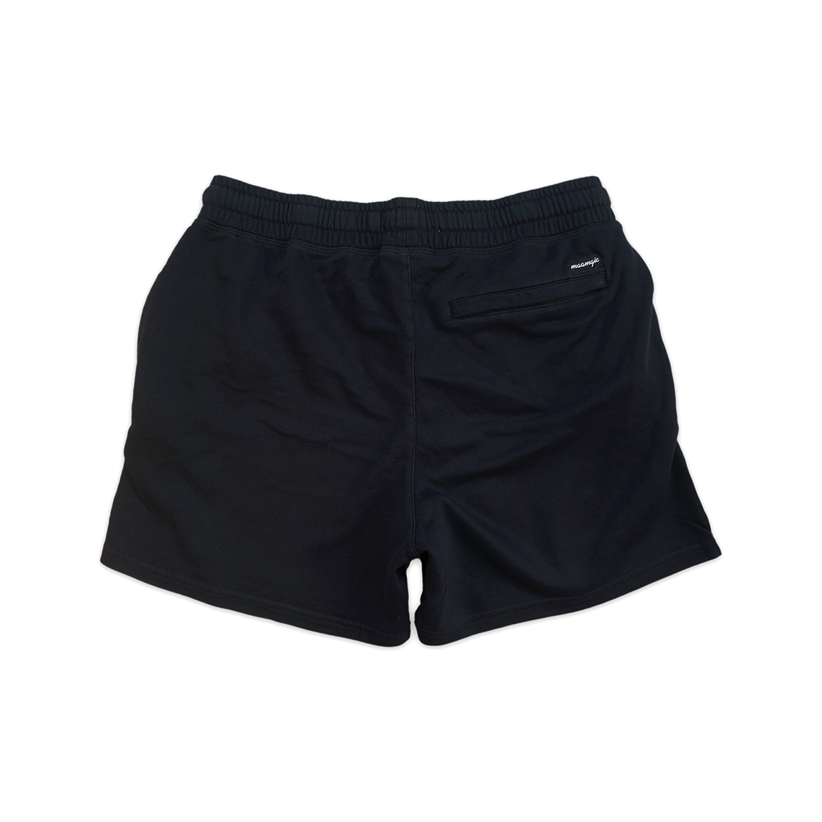 FLOCKED CLAW GYM SHORTS (BLACK)