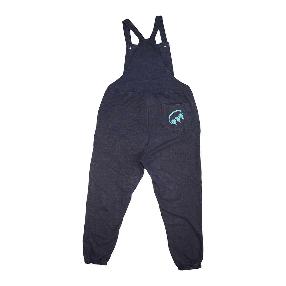 FLOCKED CLAW LOGO FLEECE OVERALLS