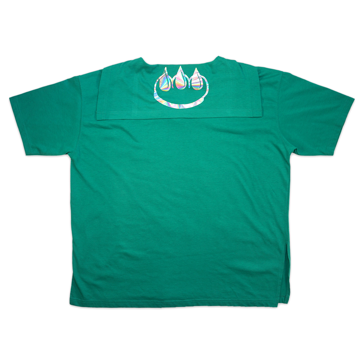 IRIDESCENT SS CLAW SAILOR TEE GREEN