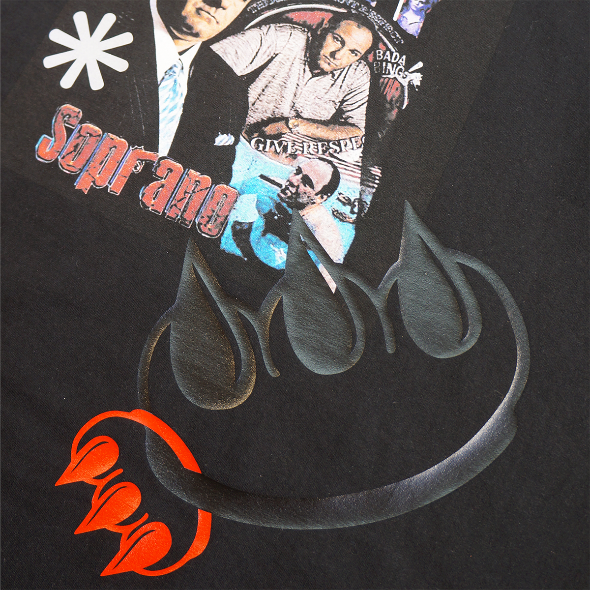 SOPRANOS SS LINKED UP CLAW TEE BLACK
