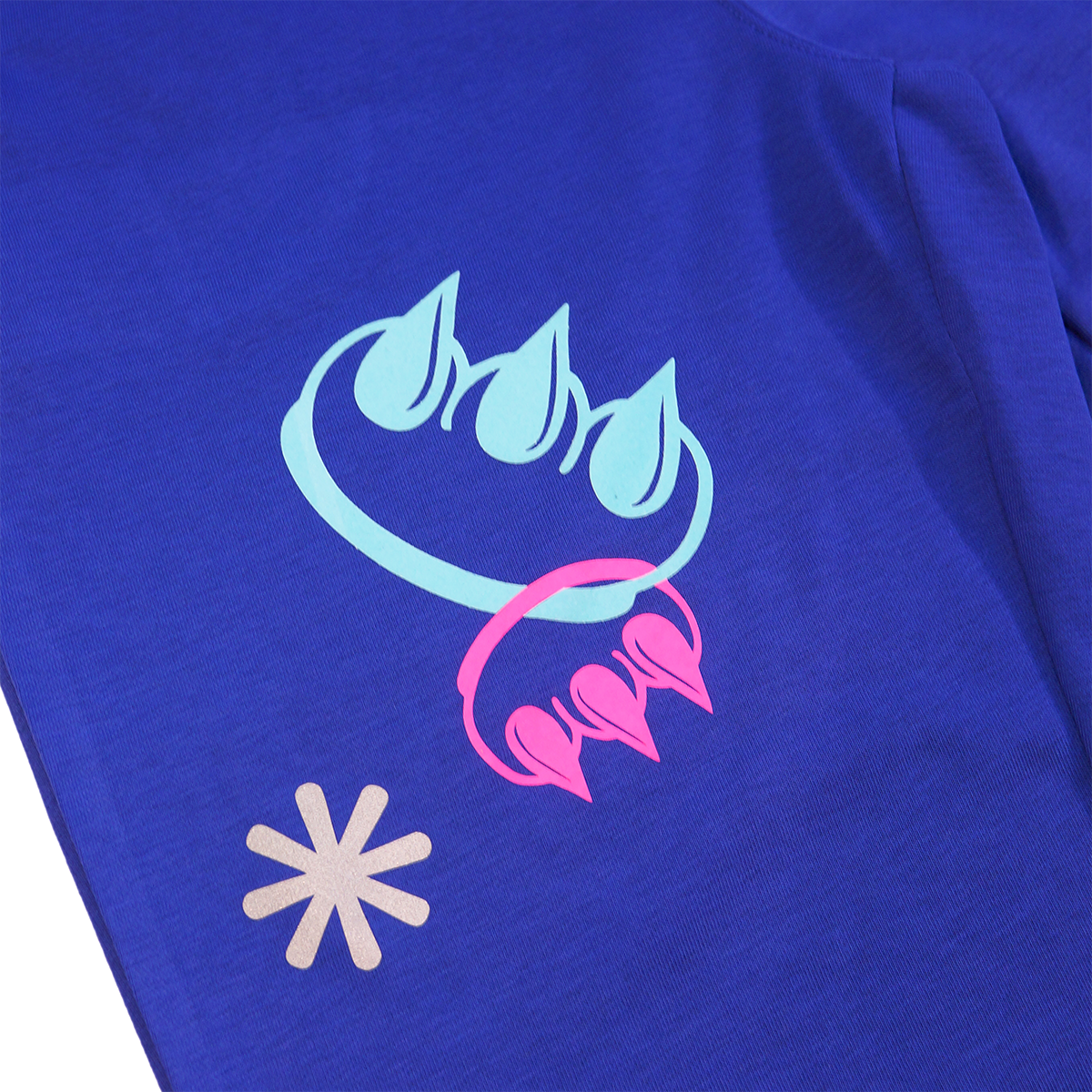 LINKED UP CLAW JOGGERS (BLUE & PINK ON PURPLE)