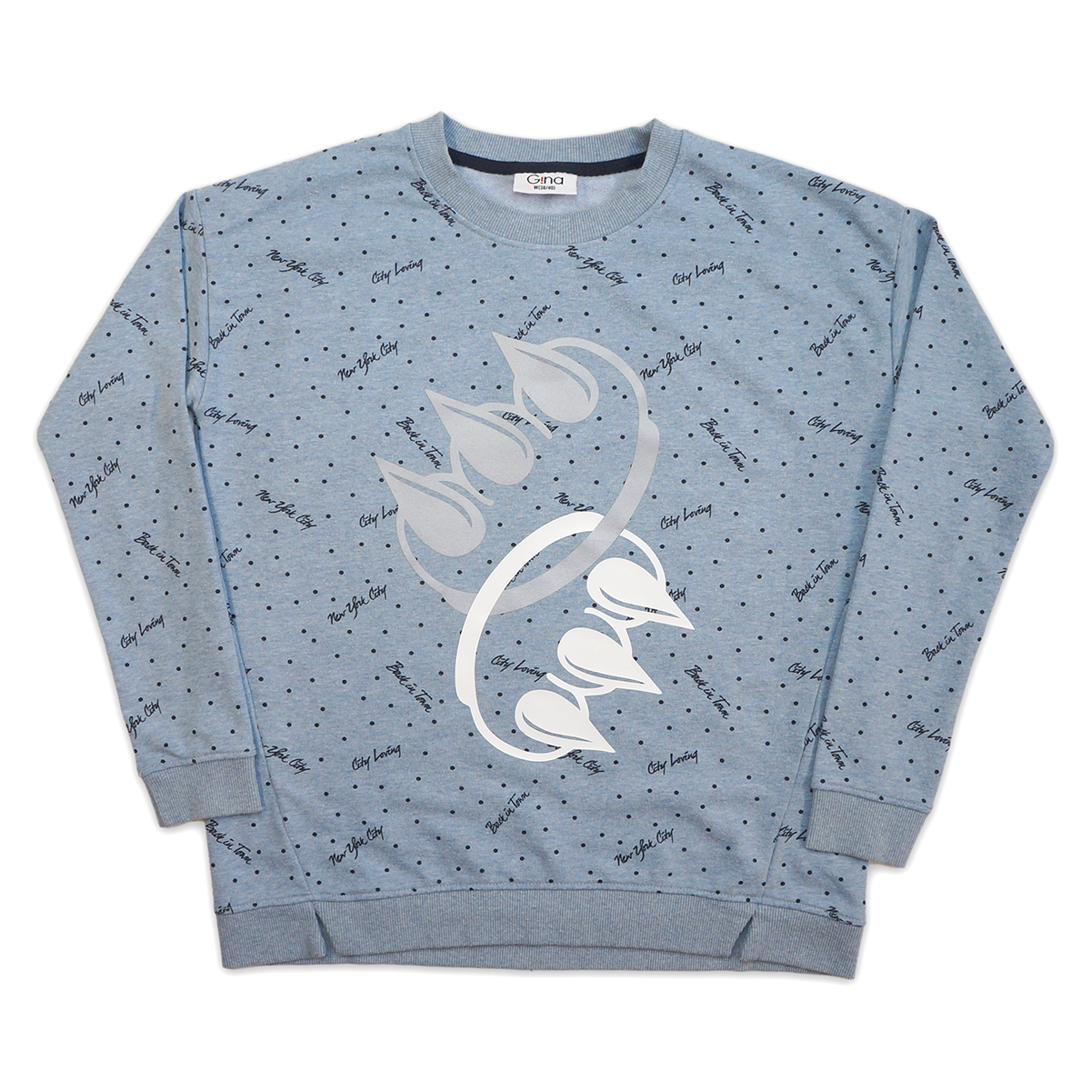 LINKED UP CLAW CREWNECK (WHITE & 3M)