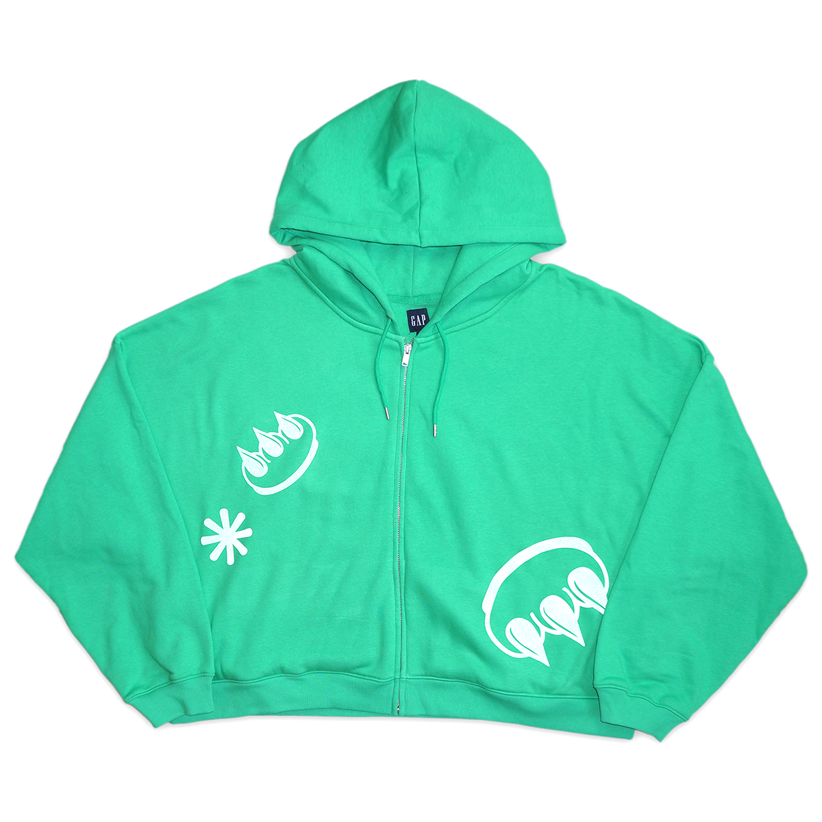 REFLECTIVE CLAW GAP ZIP HOODIE (GREEN 3M ON GREEN)