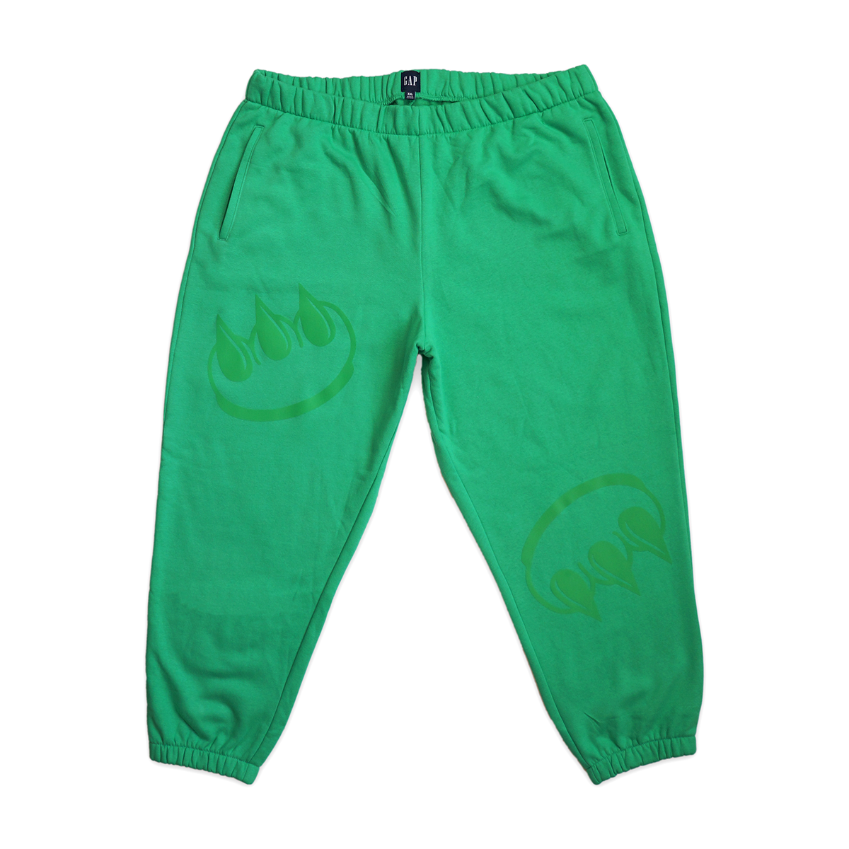 REFLECTIVE CLAW GAP JOGGERS (GREEN 3M ON GREEN)