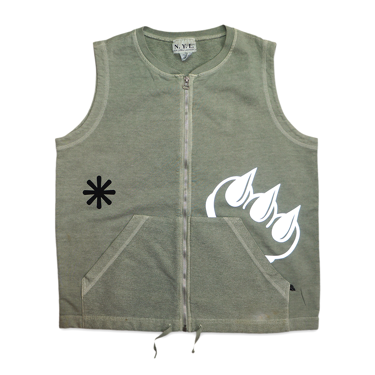 REFLECTIVE ZIP DOWN CLAW LOGO VEST