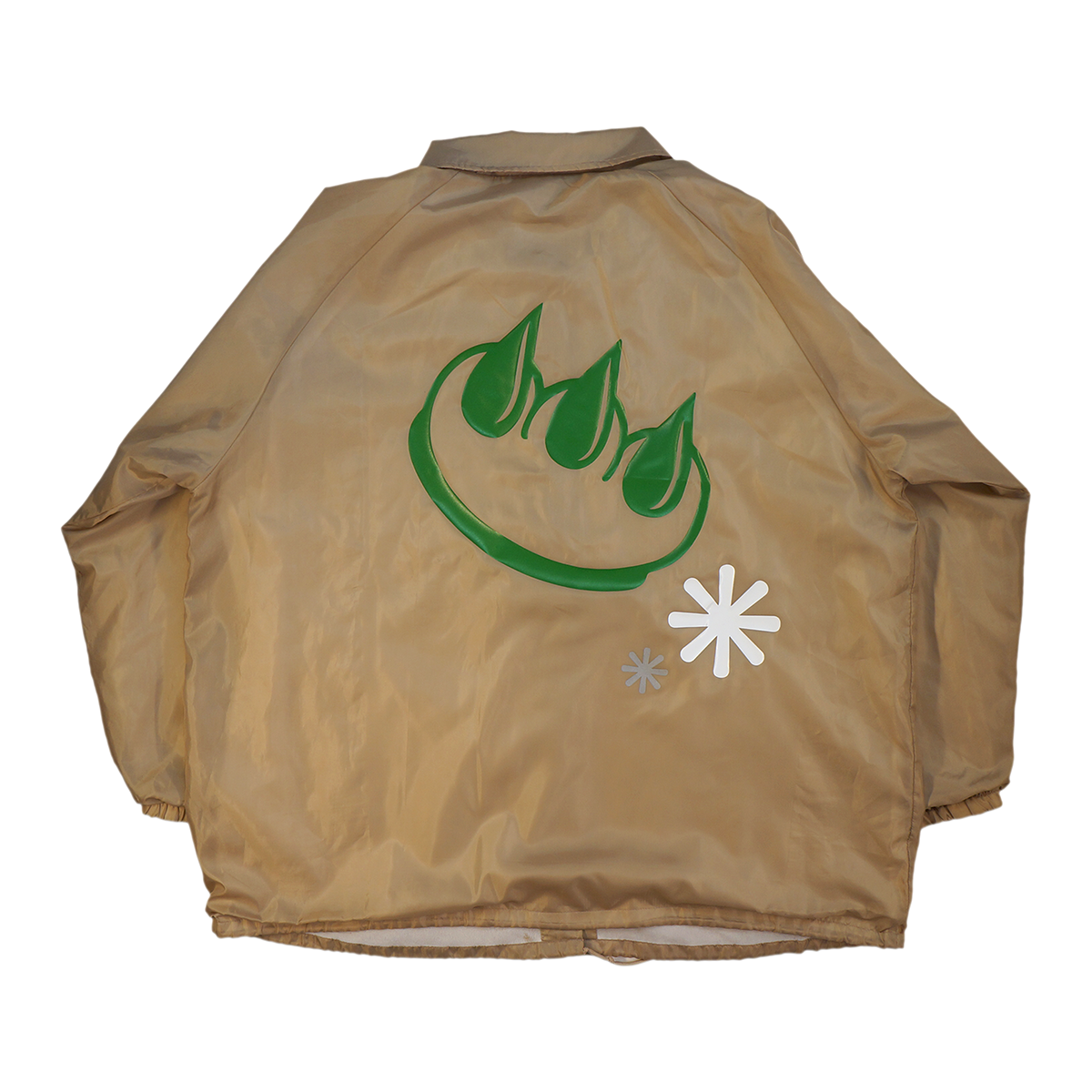 CLAW COACHES JACKET (GREEN ON BEIGE)