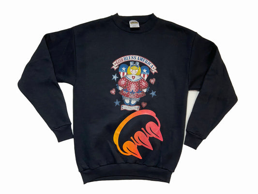 GOD BLESS AMERICA CLAW CREWNECK fall