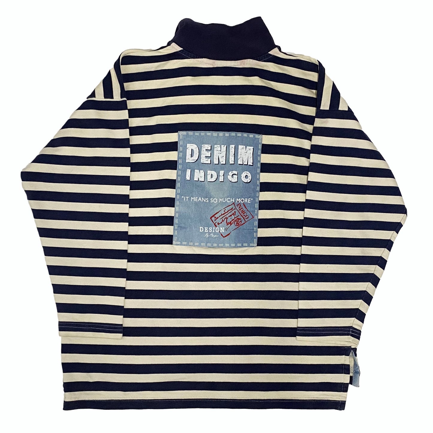 DENIM INDIGO GRADIENT CLAW LONG SLEEVE TEE
