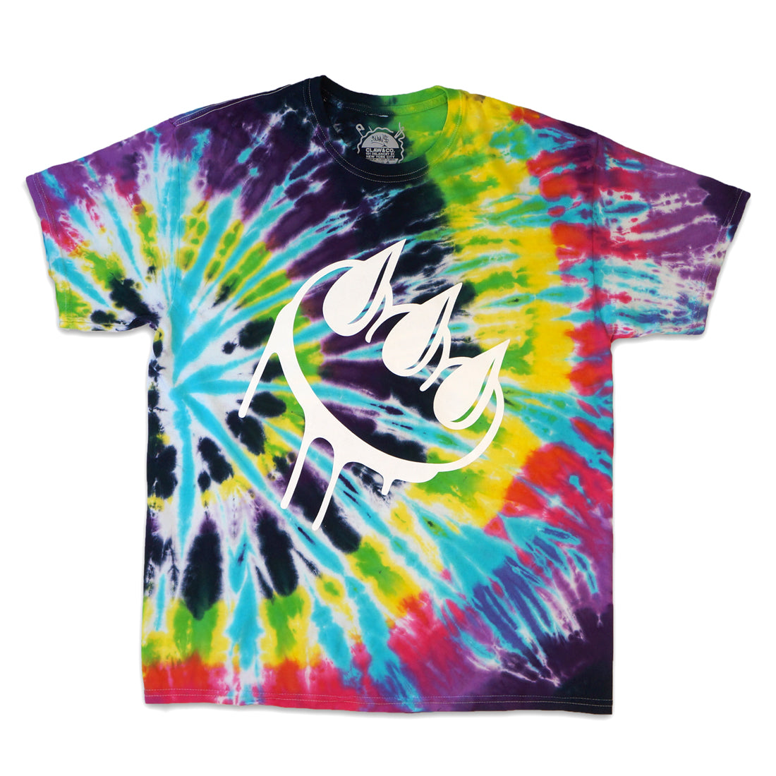 TIE-DYE CLAW DRIP SS TEE