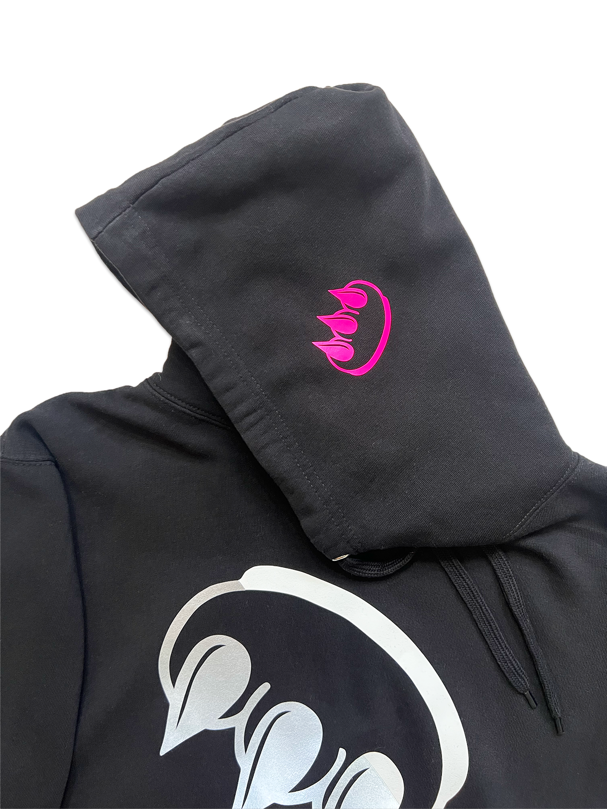 BLACK REFLECTIVE SPLIT CLAW HOODIE