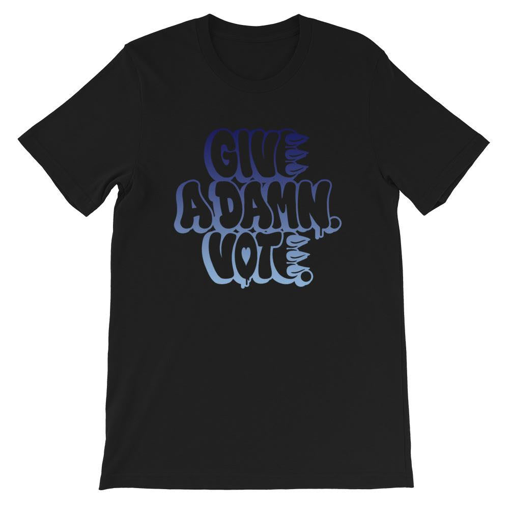 GIVE A DAMN VOTE X CLAW TEE WHITE