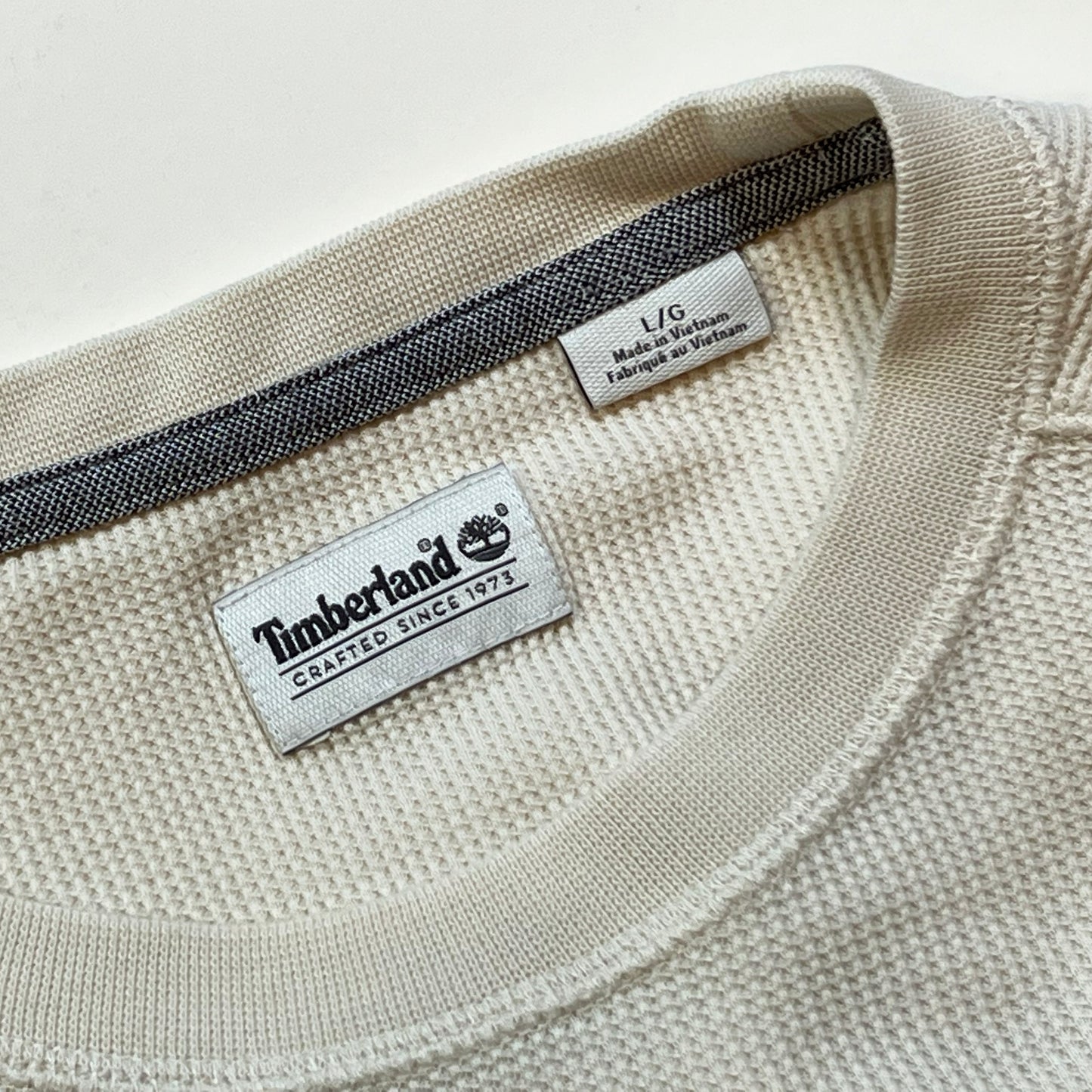CREAM TIMBO WAFFLE SHIRT