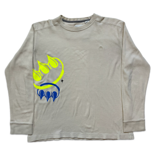 CREAM TIMBO WAFFLE SHIRT